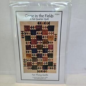 Far-Flung Quilts Carolyn Griffin Geese in the Fields Fat Quarter Quilt Pattern